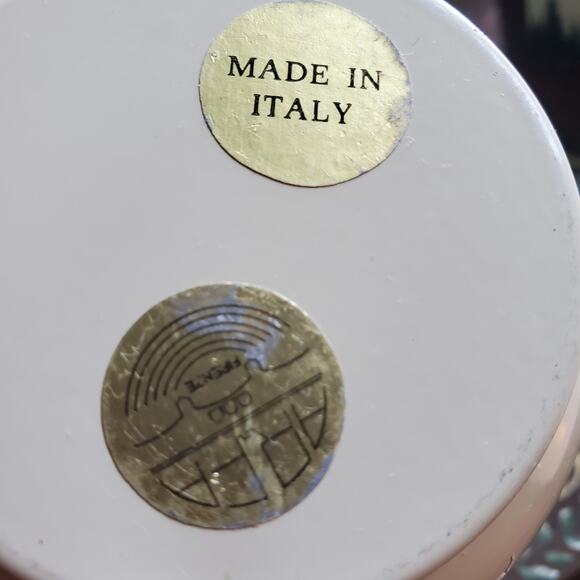 Italian Large Afra Perfume Atomizer Bottle Mid Century Cream Black Bulb Sprayer - Picture 6 of 14